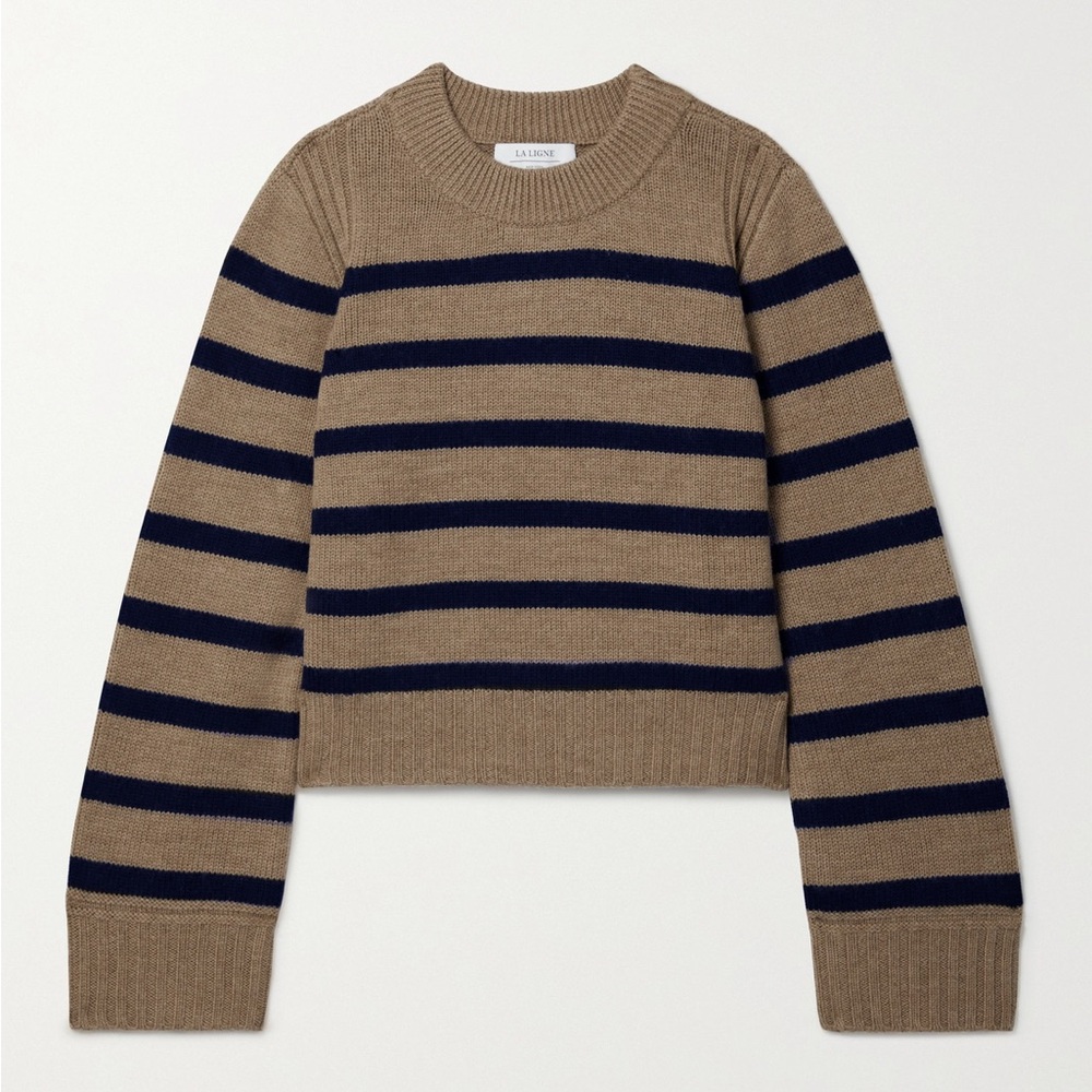 La Ligne Striped Merino Wool Sweater
